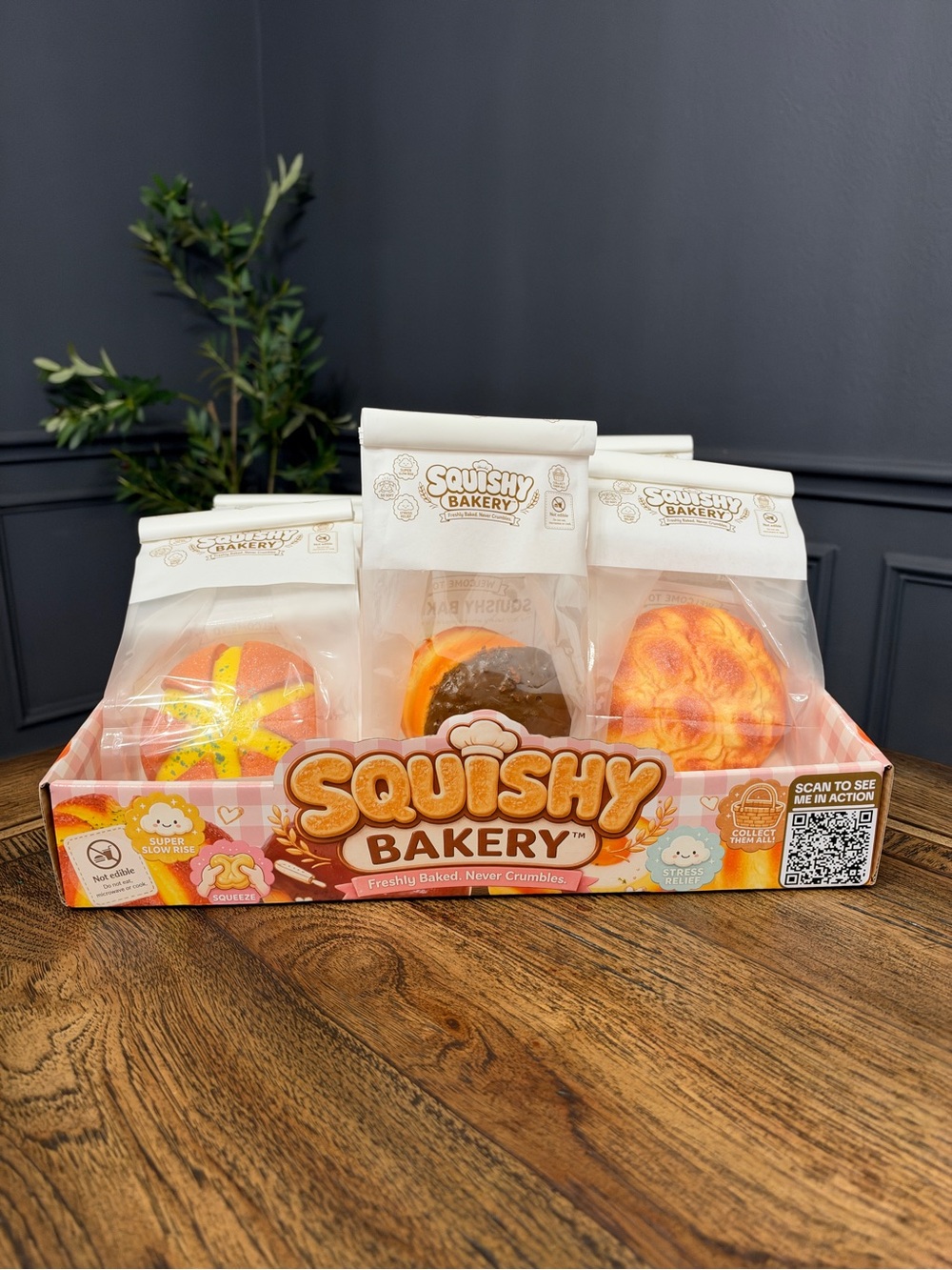 Slow Rise Squishy Bakery Lot of 9 Bread Pastry Squishies 8 Designs NEW
